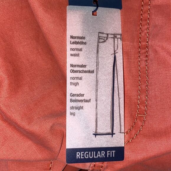 Altelier Gardeur Men’s 40x34 Rust Nevio Regular Fit Cashmere Cotton Jeans Pants - Picture 7 of 8